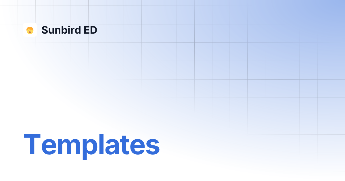 templates-sunbird-ed